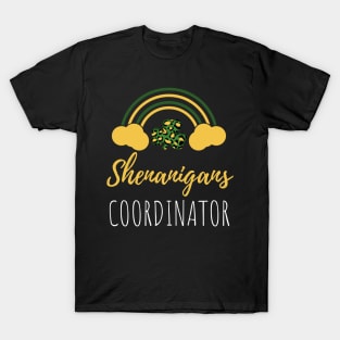 Shenanigans Coordinator Squad St Patricks Day Rainbow T-Shirt